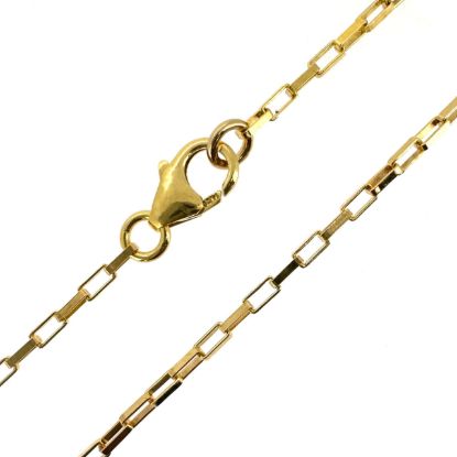 Wholesale 1/20  14K Gold Filled Finished Chain - 3mm x 1.5mm Small Long Box Chain