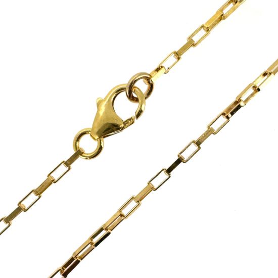 Wholesale 1/20  14K Gold Filled Finished Chain - 3mm x 1.5mm Small Long Box Chain