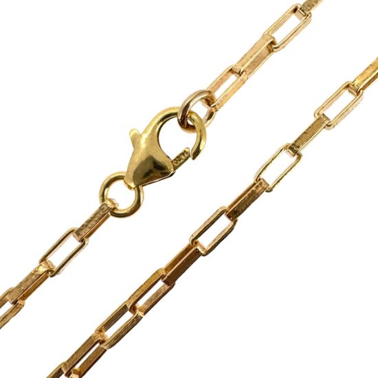 Wholesale 1/20 14K Gold Filled Finished Chain - 4.5mm x 2mm Long Box Chain