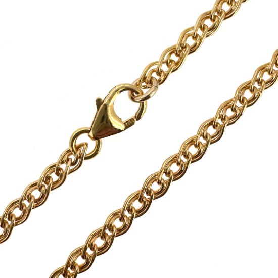Wholesale 1/20 14K Gold Filled Finished Chain-Double Curb Chain 5.3mm x 3mm