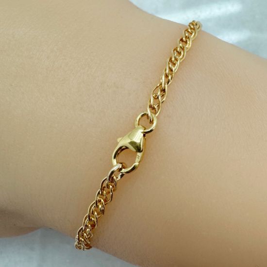 Wholesale 1/20 14K Gold Filled Finished Chain-Double Curb Chain 5.3mm x 3mm