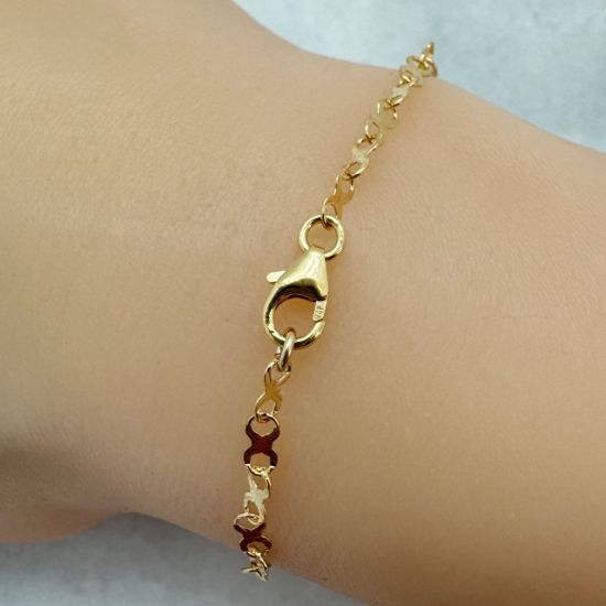 Wholesale 1/20 14K Gold Filled Finished Chain - 5.5x2.8mm Sunburst Infinity Chain