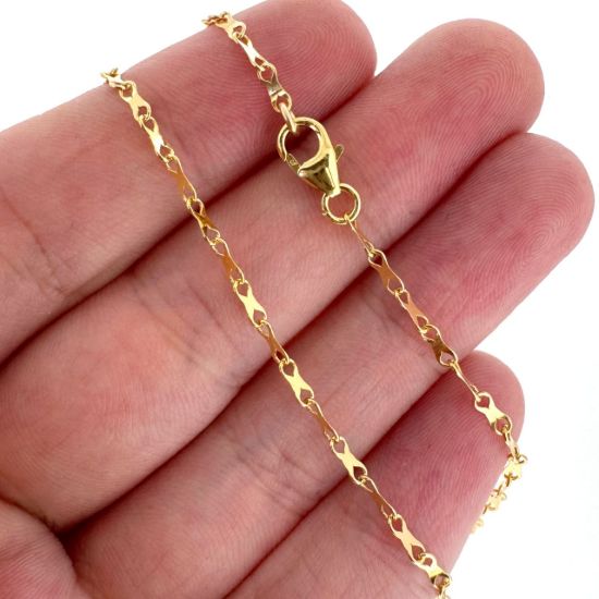 Wholesale 1/20 14K Gold Filled Finished Chain - 5x2mm Plain Infinity Chain