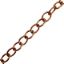 Wholesale Rose Gold Plated Sterling Silver Bulk Chain - 2.5x3.5mm Oval Cable Chain (sold per foot)