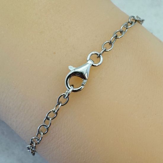 Wholesale Rhodium plated Sterling Silver Finished Chain - 4mm Strong Cable Chain