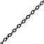 Wholesale Chain, Oxidized Sterling Silver Flat Cable Oval Chain 2 by 1.5mm Bulk Chain by the foot