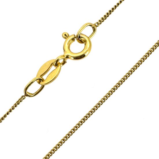 Wholesale Gold over Sterling Silver Finished Chain - Tiny Curb Chain