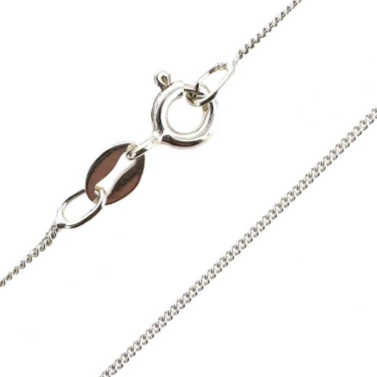 Wholesale Sterling Silver Finished Chain - Tiny Curb Chain -All Sizes
