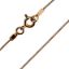Wholesale Rose Gold Plated Sterling Silver Finished Chain - Tiny Curb Chain - Handmade with Tube Ends