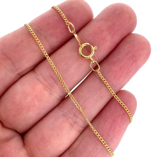 Wholesale 1/20 14K Gold Filled Finished Chain - 1.2mm Curb Chain