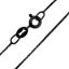 Wholesale Oxidized 925 Sterling Silver Finished Chain - 0.8mm Tiny Box Chain 