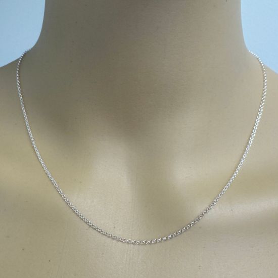 Wholesale 925 Sterling Silver Finished Chain - 1.3mm Rolo Chain 