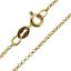 Wholesale Gold Over Sterling Silver Finished Chain - 1mm Rolo Chain
