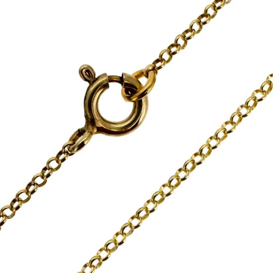Wholesale Gold Over Sterling Silver Finished Chain - 1mm Rolo Chain