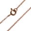 Wholesale Rose Gold Over Sterling Silver Finished Chain - 1mm Rolo Chain