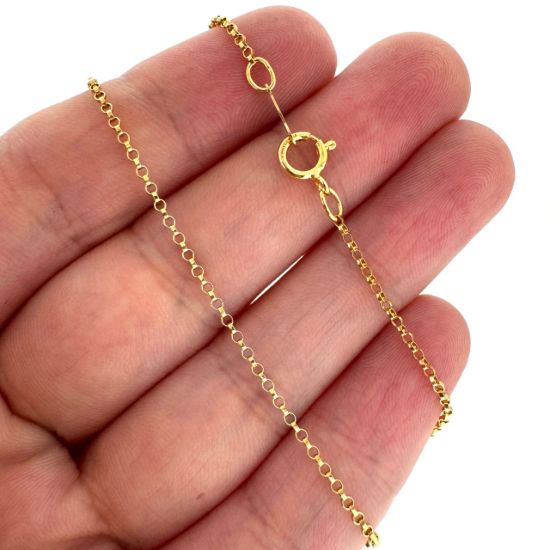 Wholesale 1/20 Gold Filled Finished Chain - 1.1mm Rolo Chain