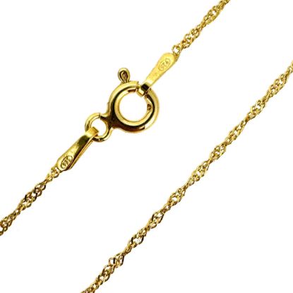 Wholesale Gold over 925 Sterling Silver Finished Chain - 1mm Singapore chain