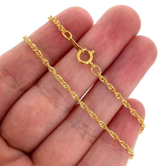 Wholesale 1/20 14K Gold Filled Finished 1.8mm Singapore Chain