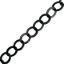 Wholesale Oxidized 925 Sterling Silver Bulk Chain - 3.5mm Round Flat Cable Chain (sold per foot)