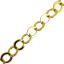 Wholesale Gold over Sterling Silver Bulk Chain - 3.5mm Round Flat Cable Chain  (sold per foot) 