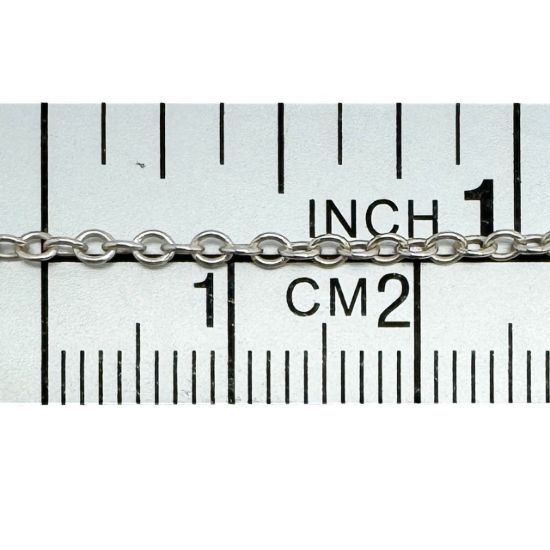 Wholesale 925 Sterling Silver 2mm Strong Cable Chain; Wholesale Unfinished Chains