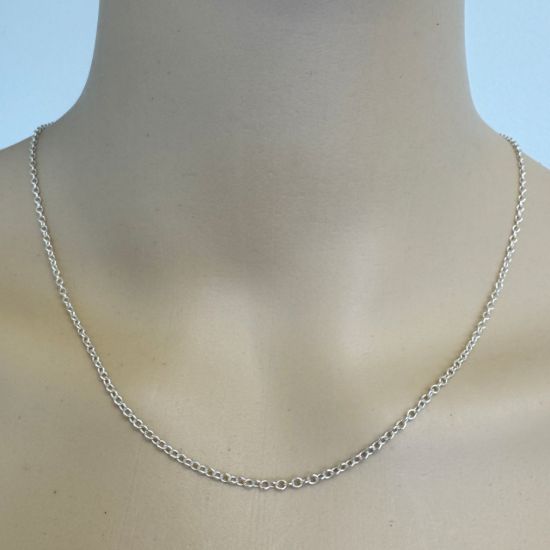 Wholesale 925 Sterling Silver 2mm Strong Cable Chain; Wholesale Unfinished Chains