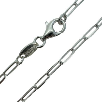 Wholesale 925 Sterling Silver Finished Chain - Rectangle Long Box Chain