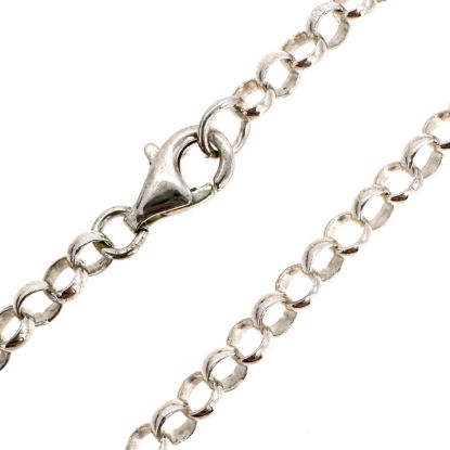 Wholesale 925 Italian Sterling Silver Finished Jewelry Chain - 3.5mm Rolo Chain