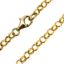 Wholesale Gold over 925 Sterling Silver Finished 3.5mm Rolo Chain Jewelry
