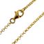 Wholesale Gold Over Sterling Silver Finished Chain - 2mm Rolo Chain