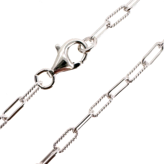 Wholesale 925 Sterling Silver Finished 1+1 Textured Rectangle Box Chain