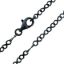Wholesale Oxidizied 925 Sterling Silver Finished 5.3x2.8mm Sunburst Infinity Chain