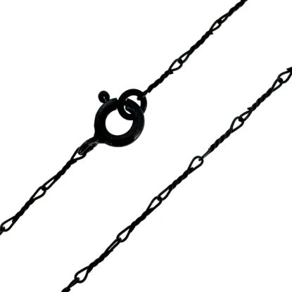 Wholesale Oxidized 925 Sterling Silver Finished Chain - Fancy Twisted Link