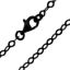 Wholesale Oxidized 925 Sterling Silver Finished Chain - Diamond Shaped Flat Cable Chain