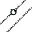 Wholesale Oxidized 925 Sterling Silver Finished Jewelry Chain - Oval Cable Chain 