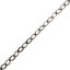 Wholesale Rhodium Plated Sterling Silver Bulk Chain -2x2.5mm Flat Cable Chain (sold per foot)
