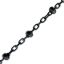 Wholesale Oxidized Sterling Silver Bulk Chain -2.5mm Ball Satellite Chain (Sold per foot) 