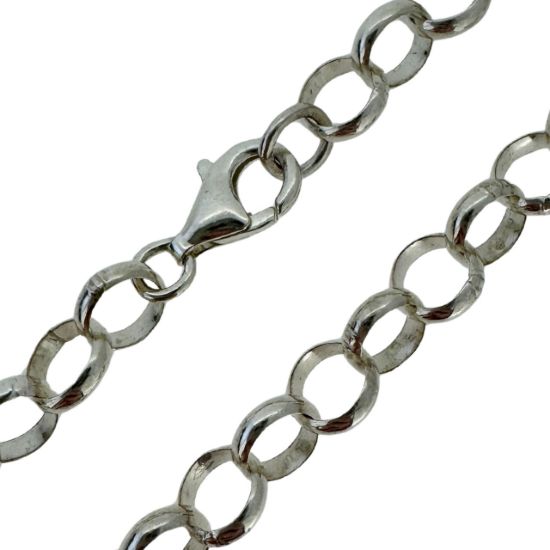Wholesale Sterling Silver Finished Chain - Huge Chunky 6.5mm Rolo