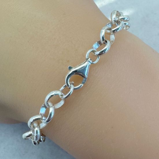 Wholesale Sterling Silver Finished Chain - Huge Chunky 6.5mm Rolo