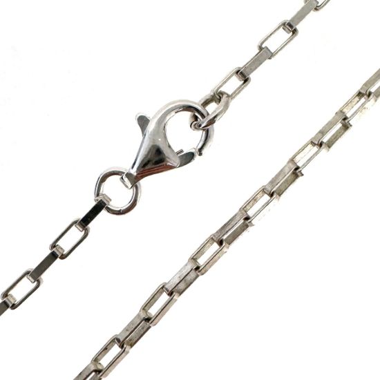 Wholesale Sterling Silver Finished Chain - Medium Box Chain