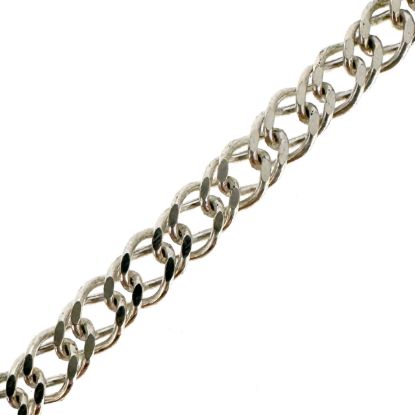 Wholesale Sterling Silver Bulk Chain-Double Diamond Cut Curb Chain (sold per foot) 