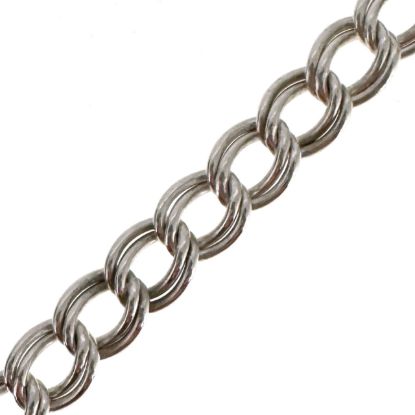 Wholesale Sterling Silver Bulk Chain - 3.9x4.8mm Double Twisted Oval Chain (sold per foot)