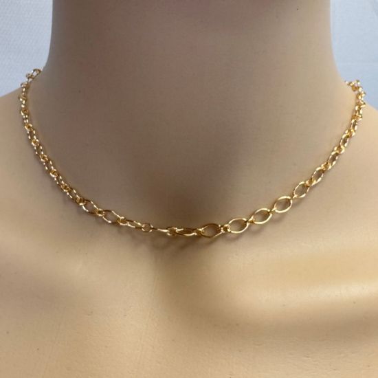 Wholesale 1/20 14k Gold Filled Bulk 1+1 Oval Cable Chain - 7mm by 4.5mm(sold per foot)
