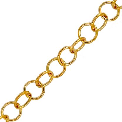 Wholesale 1/20 14K Gold Filled Bulk Round Cable Chain  - 3mm (sold per foot )