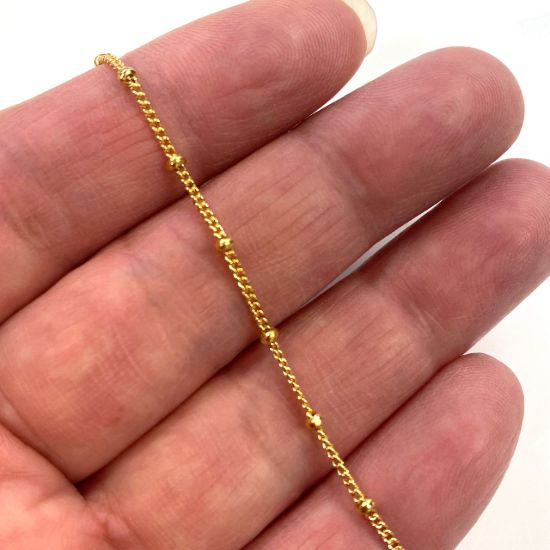 Wholesale 1/20 14K Gold Filled Chain - 1.8mm Ball Satellite Chain  (Sold per foot)