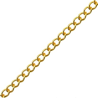 Wholesale 1/20 14K Gold Filled Bulk Chain - 2 x 1.5mm Curb Chain (sold per foot) 