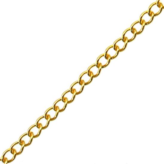 Wholesale 1/20 14K Gold Filled Bulk Chain - 2 x 1.5mm Curb Chain (sold per foot) 
