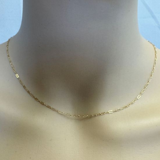 Wholesale 1/20 14k Gold Filled Bulk Chain - Krinkle Chain  (sold per foot) 