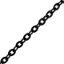 Wholesale Oxidized Sterling Silver Bulk Chain - 2.3mm Strong Flat Cable Chain (Sold Per Foot)