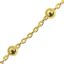Wholesale Gold over Sterling Silver Bulk Chain - 3mm Ball Satellite Bead Chain (sold per foot)